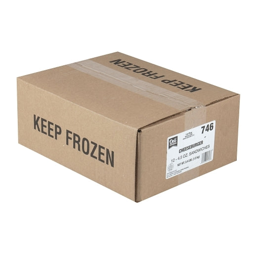 Deli Express Individually Wrapped Cheeseburger, 12 x 4.5 oz Case - DOT product image 3