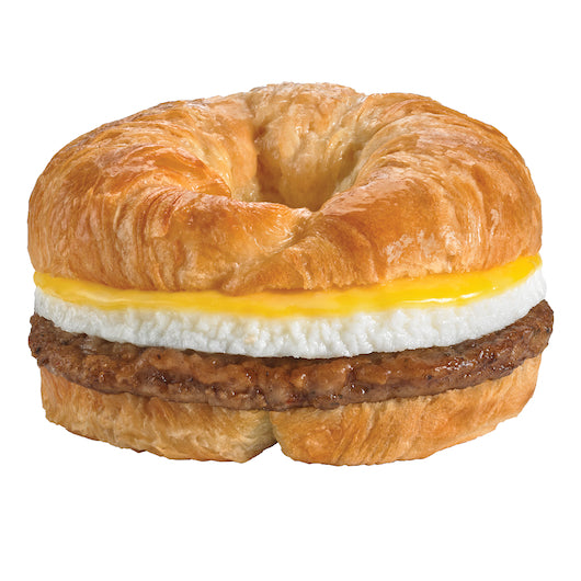 Deli Express Hot-To-Go Individually Wrapped Sausage, Egg, & Cheese Croissant, 10 x 4.8 oz Case - DOT product image 2