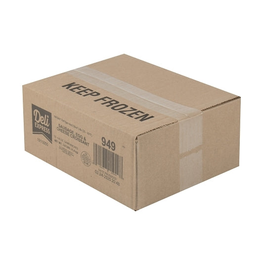 Deli Express Hot-To-Go Individually Wrapped Sausage, Egg, & Cheese Croissant, 10 x 4.8 oz Case - DOT product image 4
