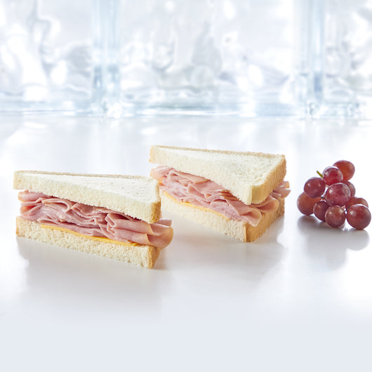 Deli Express Smoked Individually Wrapped Smoked Ham & Cheese Sandwich Wedge, 10 x 4.9 oz Case - DOT product image 3