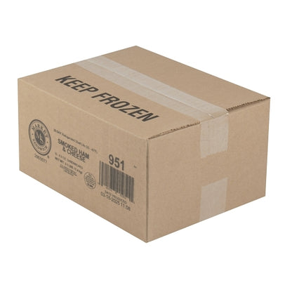 Deli Express Smoked Individually Wrapped Smoked Ham & Cheese Sandwich Wedge, 10 x 4.9 oz Case - DOT product image 6