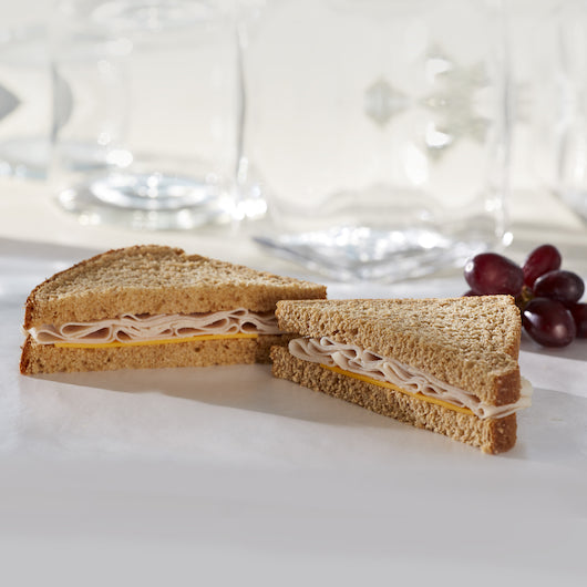 Deli Express Turkey Individually Wrapped Oven Roasted Turkey & Cheese Sandwich Wedge, 10 x 5 oz Case - DOT product image 6