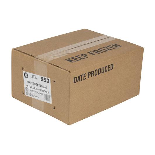 Deli Express Ranch Individually Wrapped Ranch Chicken Salad Sandwich on White Bread, 10 x 5 oz Case - DOT product image 5