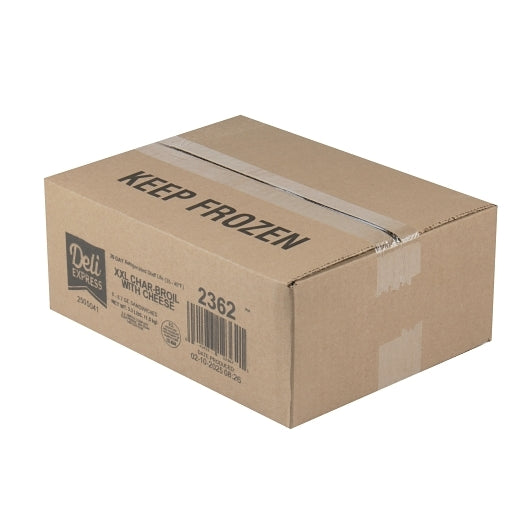 Deli Express Individually Wrapped XX-Large Charbroiled Beef With Cheese, 6 x 8.7 oz Case - DOT product image 5