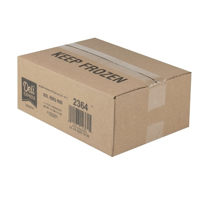 Deli Express Individually Wrapped XXL BBQ Rib Sandwich, 6 x 8.8 oz Case - DOT product image 3