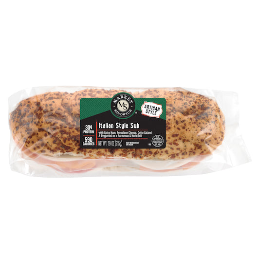 Market Artisan Individually Wrapped Artisan Italian Style Sub, 8 x 7.9 oz Case - DOT product image 2