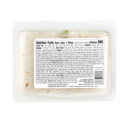 Deli Express Market Individually Wrapped Chicken Caesar Wrap, 8 x 8.6 oz Case - DOT product image 7