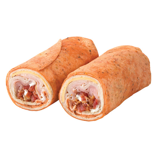 Deli Express Market Individually Wrapped Turkey Club With Bacon, Ham, Cheddar Cheese, & Ranch Dressing Wrap, 8 x 8 oz - DOT product image 4