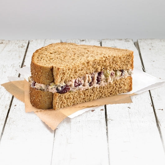 Deli Express Mkt Individually Wrapped Mega Cranberry Almond Chicken Salad On Stone Ground Sandwich On Wheat Bread, 8 x - DOT product image 8