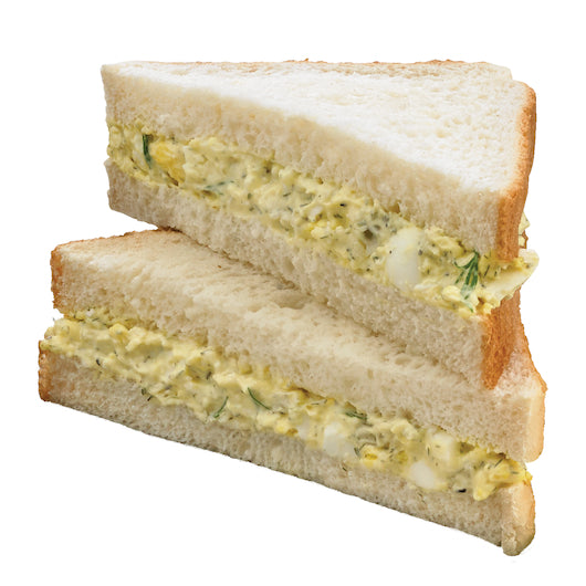Deli Express Market Individually Wrapped Dill Egg Salad On Homestyle White Bread Sandwich Wedge, 10 x 5 oz Case - DOT product image 4