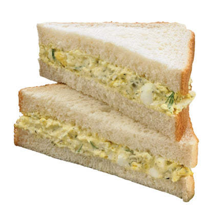 Deli Express Market Individually Wrapped Dill Egg Salad On Homestyle White Bread Sandwich Wedge, 10 x 5 oz Case - DOT product image 4
