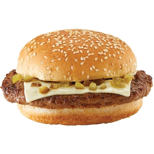 Deli Express Individually Wrapped XX Large Jalapeno Charbroil Cheeseburger, 6 x 9.2 oz Case - DOT product image 7
