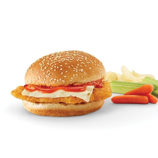 Deli Express Individually Wrapped XX-Large Spicy Chicken Sandwich, 6 x 9 oz Case - DOT product image 7