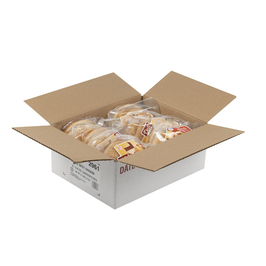 Deli Express Individually Wrapped XX-Large Spicy Chicken Sandwich, 6 x 9 oz Case - DOT product image 8