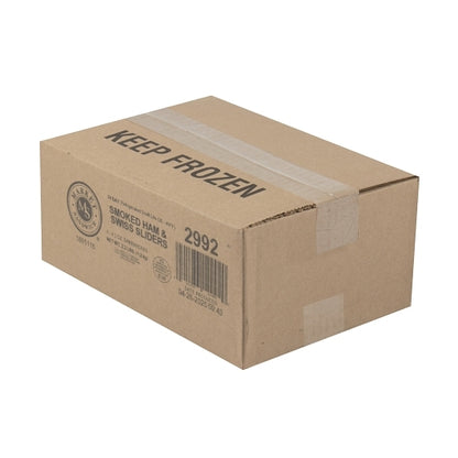 Deli Express Smoked Individually Wrapped Smoked Ham And Swiss Sliders, 8 x 4.3 oz Case - DOT product image 8