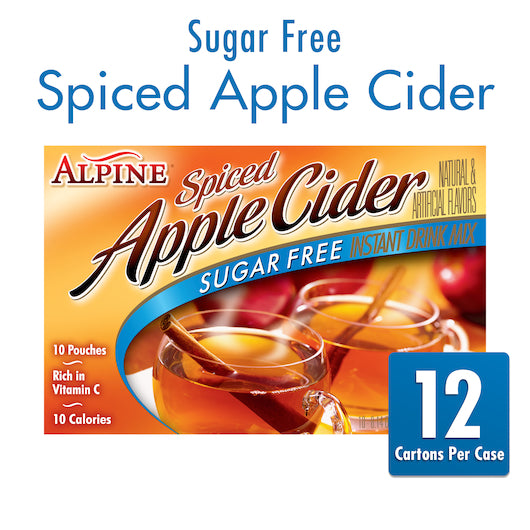 Alpine APPLE CIDER SUGAR FREE, 12 x 1.4 oz Case - DOT product image 8