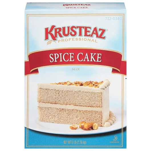 Krusteaz Professional Spice Cake Mix, 6 x 5 lb Case - Bakery & Desserts