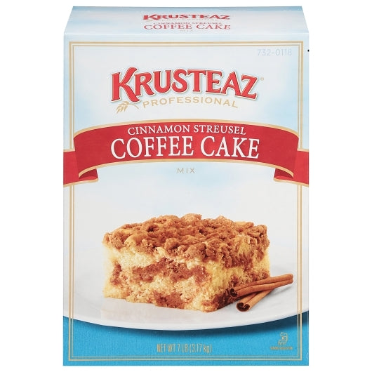 Krusteaz Professional Cinnamon Streusel Coffee Cake Mix, 6 x 7 lb Case - Bakery & Desserts