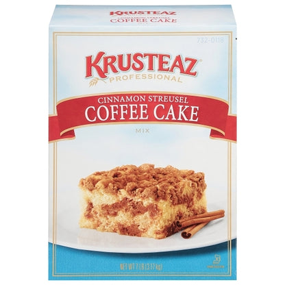 Krusteaz Professional Cinnamon Streusel Coffee Cake Mix, 6 x 7 lb Case - Bakery & Desserts