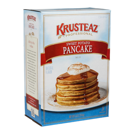 Krusteaz Professional Sweet Potato Pancake Mix, 6 x 5 lb Case - Bakery & Desserts