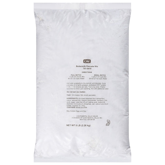Continental Mills Buttermilk Pancake Mix, 6 x 5 lb Case - Bakery & Desserts