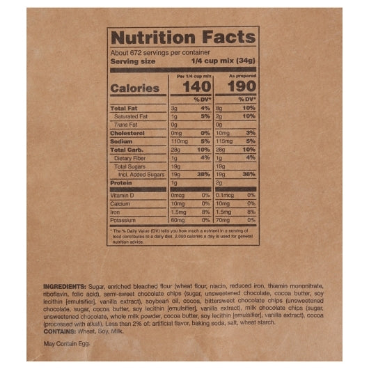 Ghirardelli Brownie Mix Deluxe Triple Chocolate Brownie Mix, 1 x 50 lb Case - DOT product image 4