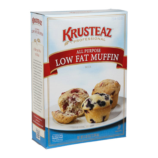 Krusteaz Professional All Purpose Low Fat Muffin Mix, 6 x 4.5 lb Case - Bakery & Desserts