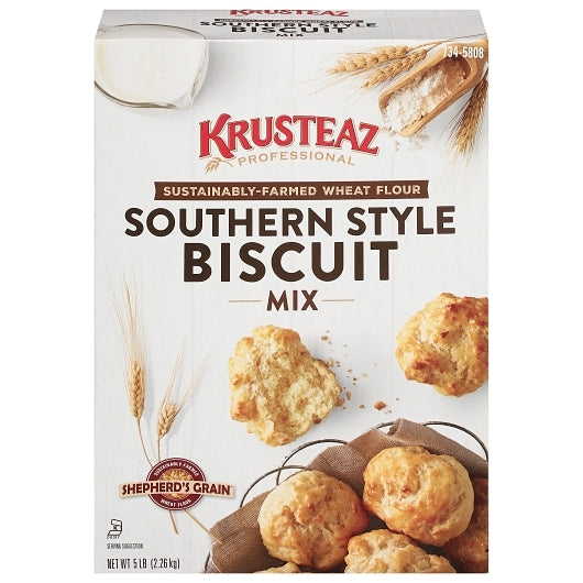Krusteaz Shepherd's Grain Southern Style Biscuit Mix, 6 x 5 lb Case - Bakery & Desserts