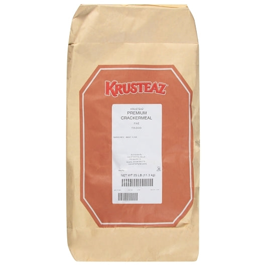 Krusteaz Premium Fine Cracker Meal, 1 x 25 lb Case - Crackers & Grahams