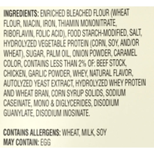 Pioneer Brown Gravy Mix Packets, 12 x 1.61 oz Case - Condiments & Sauces
