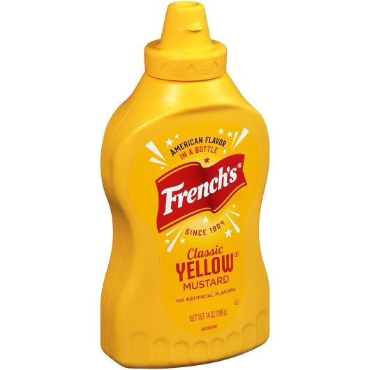 French's Classic Yellow Mustard Bottle, 16 x 14 oz Case - DOT product image 8