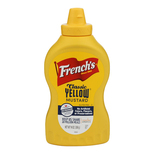 French's Classic Yellow Mustard Bottle, 16 x 14 oz Case - DOT product image 2