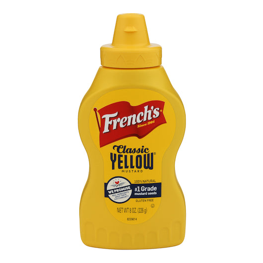 French?s Classic Yellow Squeeze Mustard Bottle, 20 x 8 oz Case - DOT product image 2