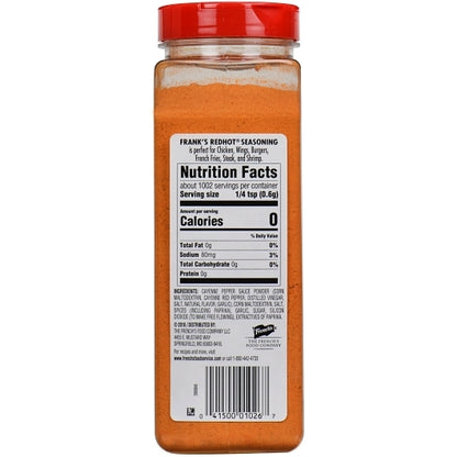Frank's Redhot Original Seasoning Hot Sauce Shaker, 6 x 21.2 oz Case - DOT product image 8