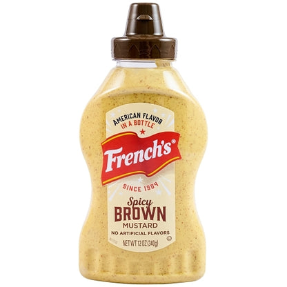 Frenchs Deli Style Deli Spicy Brown Mustard Bottle, 12 x 12 oz Case - DOT product image 6
