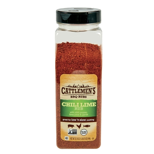 Cattleman's Chili Lime Cattleman Chili Lime Rub, 6 x 22.75 oz Case - Spices Seasonings