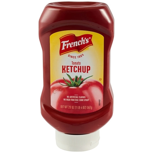 French's Tomato Ketchup, 12 x 20 oz Case - Condiments & Sauces