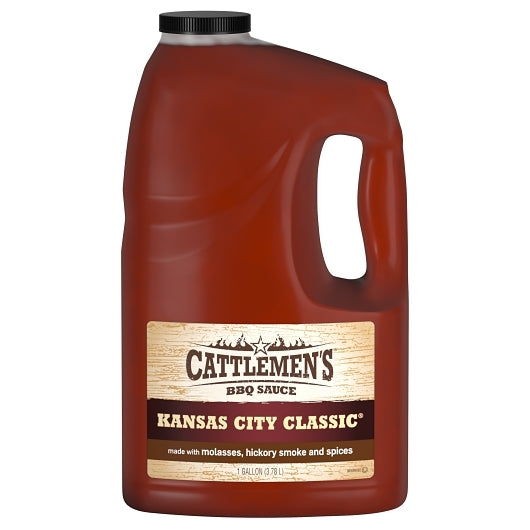 Cattlemen's BBQ Sauce Kansas City Classic Bbq Sauce Bulk, 4 x 1 GA Case - Condiments & Sauces