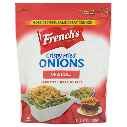 French's Crispy Fried Onions Salad Topping Bag, 6 x 24 oz Case - DOT product image 5