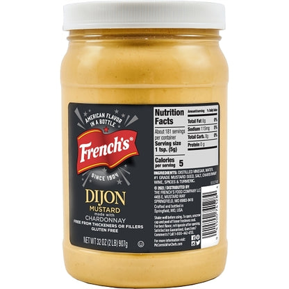 Mustard Dijonnaise Dijon Mustard Jar, 6 x 32 oz Case - DOT product image 3