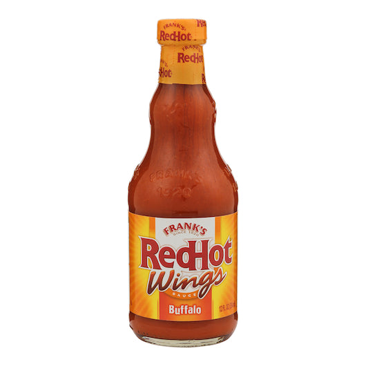 Frank Red Hot Buffalo Wing Hot Sauce Bottle, 12 x 12 fl oz Case - DOT product image 2