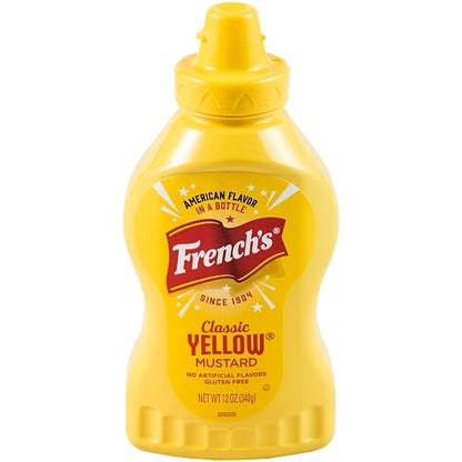 Mustard Frenchs Yellow Squeeze Mustard Bottle, 12 x 12 oz Case - DOT product image 2