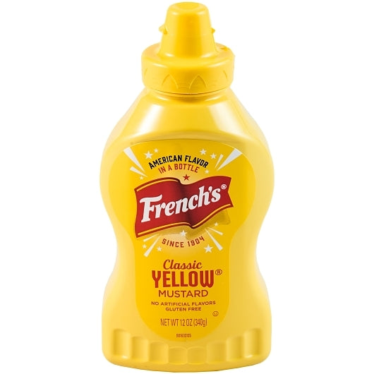 Mustard Frenchs Yellow Squeeze Mustard Bottle, 12 x 12 oz Case - DOT product image 4