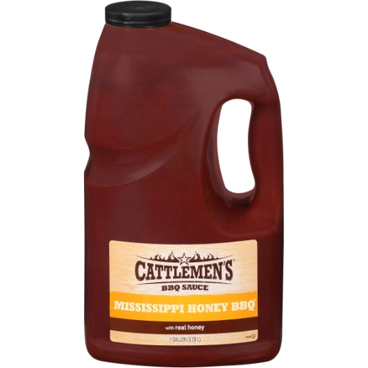 Cattlemen's Sauce Master's Mississippi Honey Bbq Sauce Bulk, 4 x 1 GA Case - Condiments & Sauces