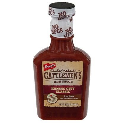 Reckitt Benckiser Cattlemens Kansas City Classic Bbq Sauce Bottle, 12 x 18 oz Case - Condiments & Sauces