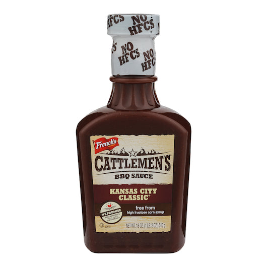 Reckitt Benckiser Cattlemens Kansas City Classic Bbq Sauce Bottle, 12 x 18 oz Case - DOT product image 2