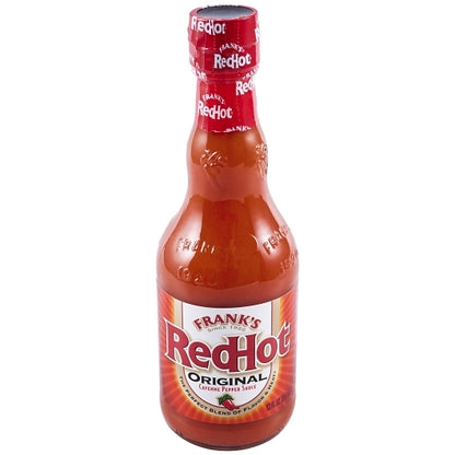 Frank's Redhot Original Red Hot Sauce Bottle, 12 x 12 fl oz Case - Condiments & Sauces