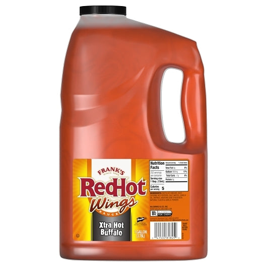 Frank's Redhot Extra Buffalo Wing Hot Sauce Bulk, 4 x 1 GA Case - DOT product image 2