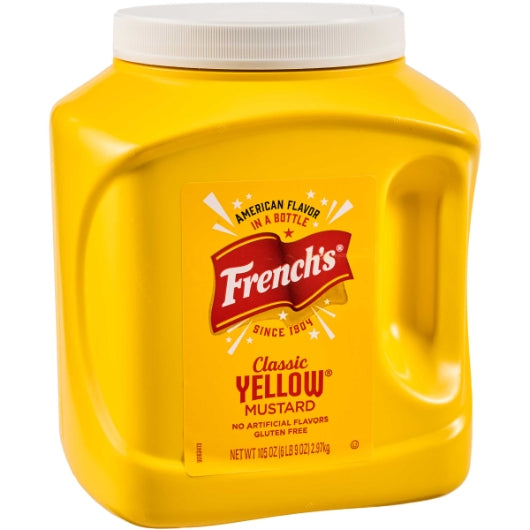 Frenchs Yellow Mustard Kosher Yellow Mustard Bulk, 4 x 105 oz Case - DOT product image 8