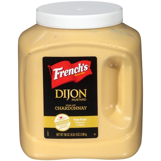 Frenchs Dijon Mustard Dijon With Chardonnay Mustard Bulk, 2 x 105 oz Case - Condiments & Sauces